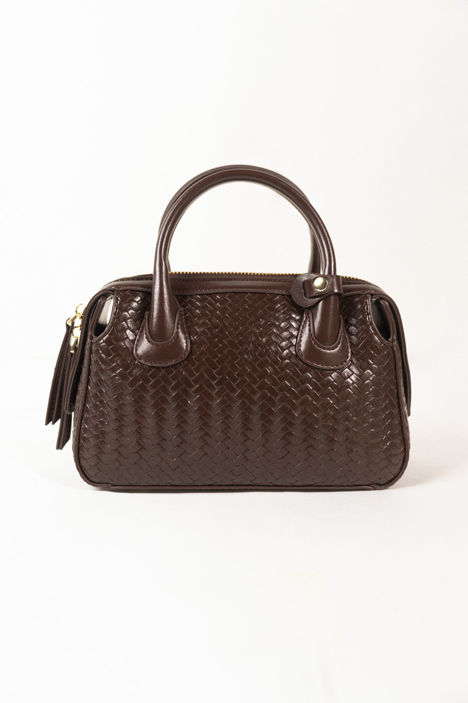 Mini Boston Bag – Coffee