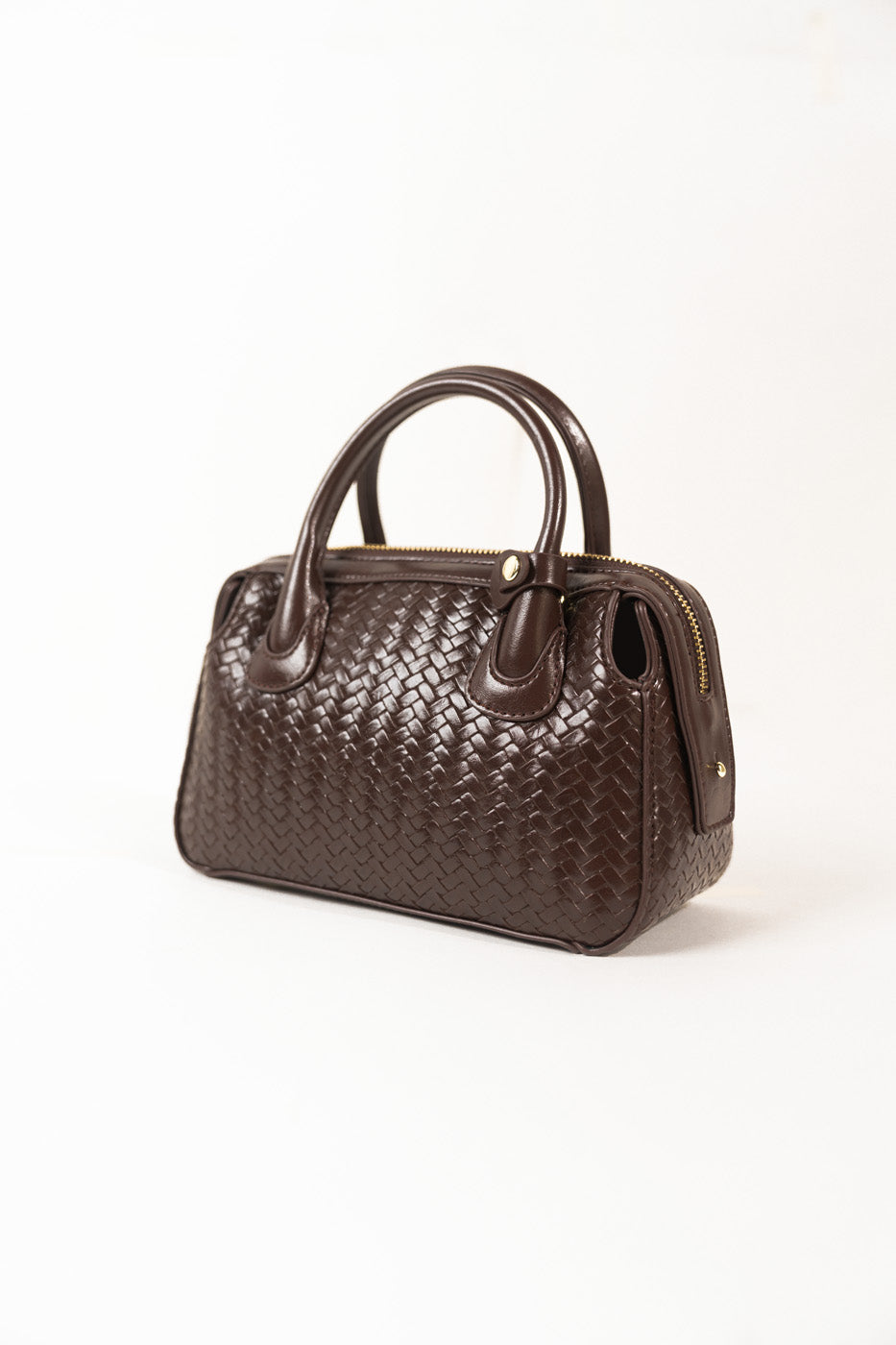 Mini Boston Bag – Coffee