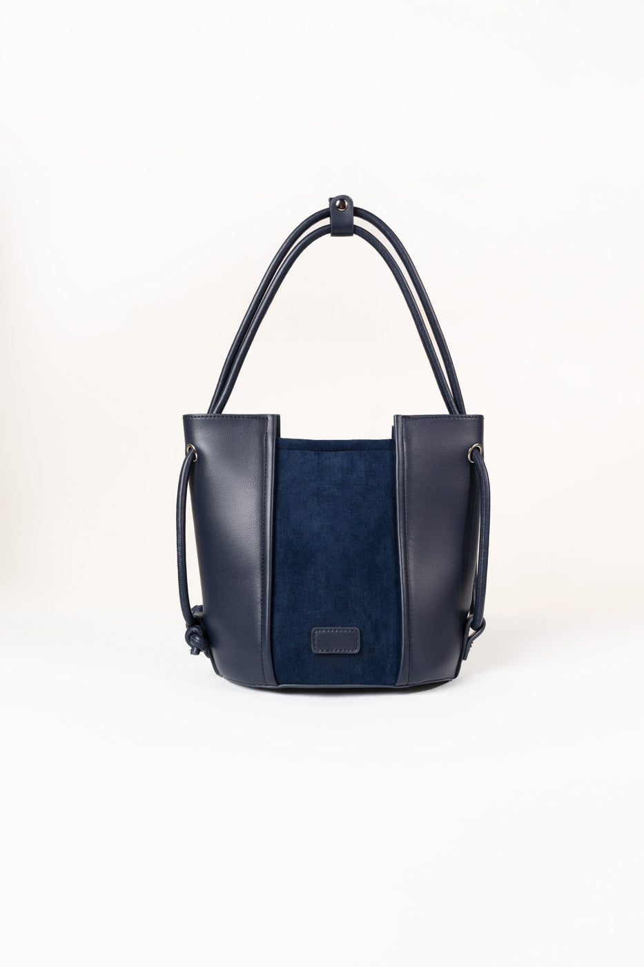 Structured Bucket Bag – Navy