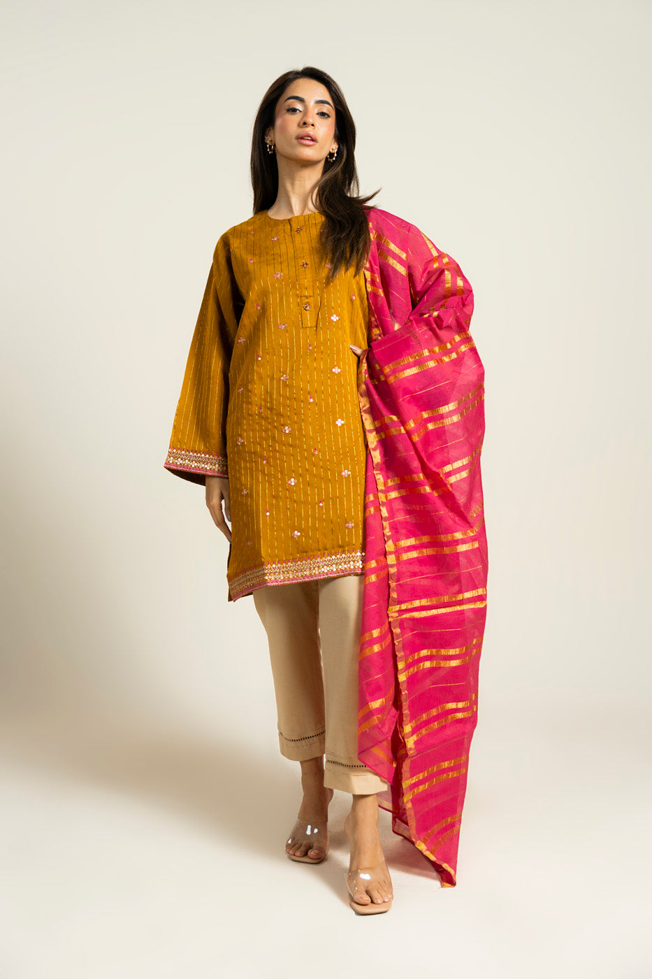 RTW | SHIRT & DUPATTA