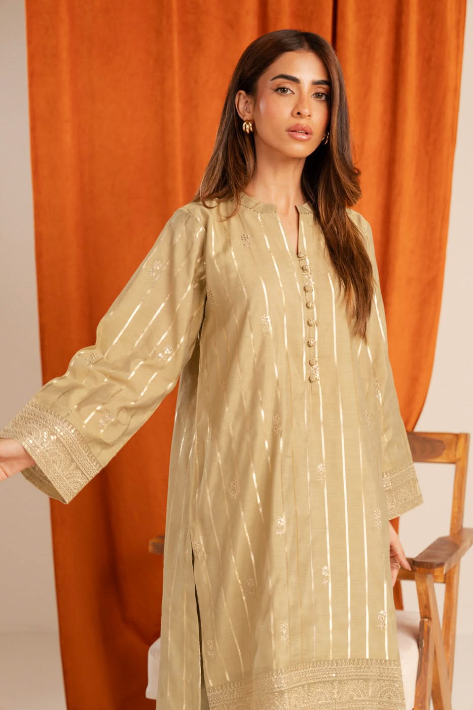 RTW | SHIRT & DUPATTA