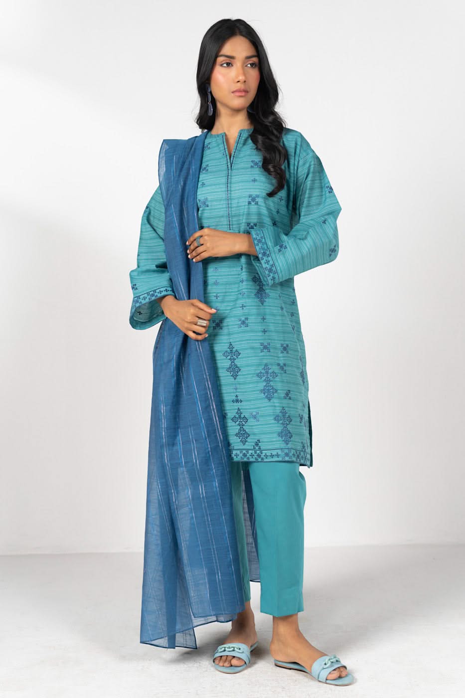 RTW | SHIRT & DUPATTA