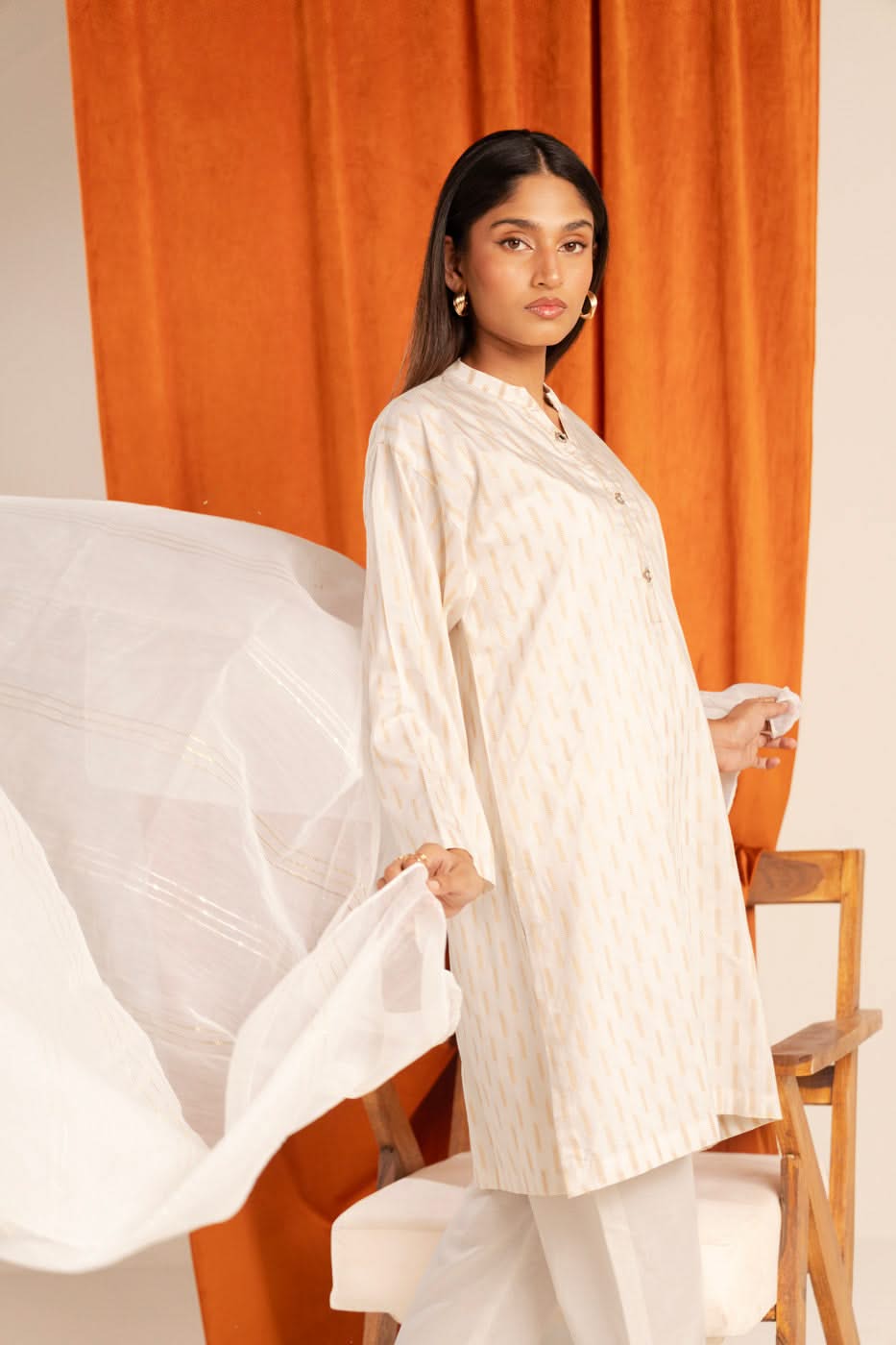 RTW | SHIRT & DUPATTA