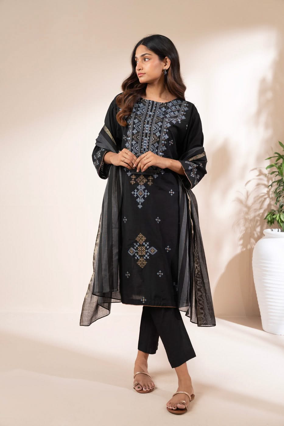 RTW | SHIRT, TROUSER & DUPATTA