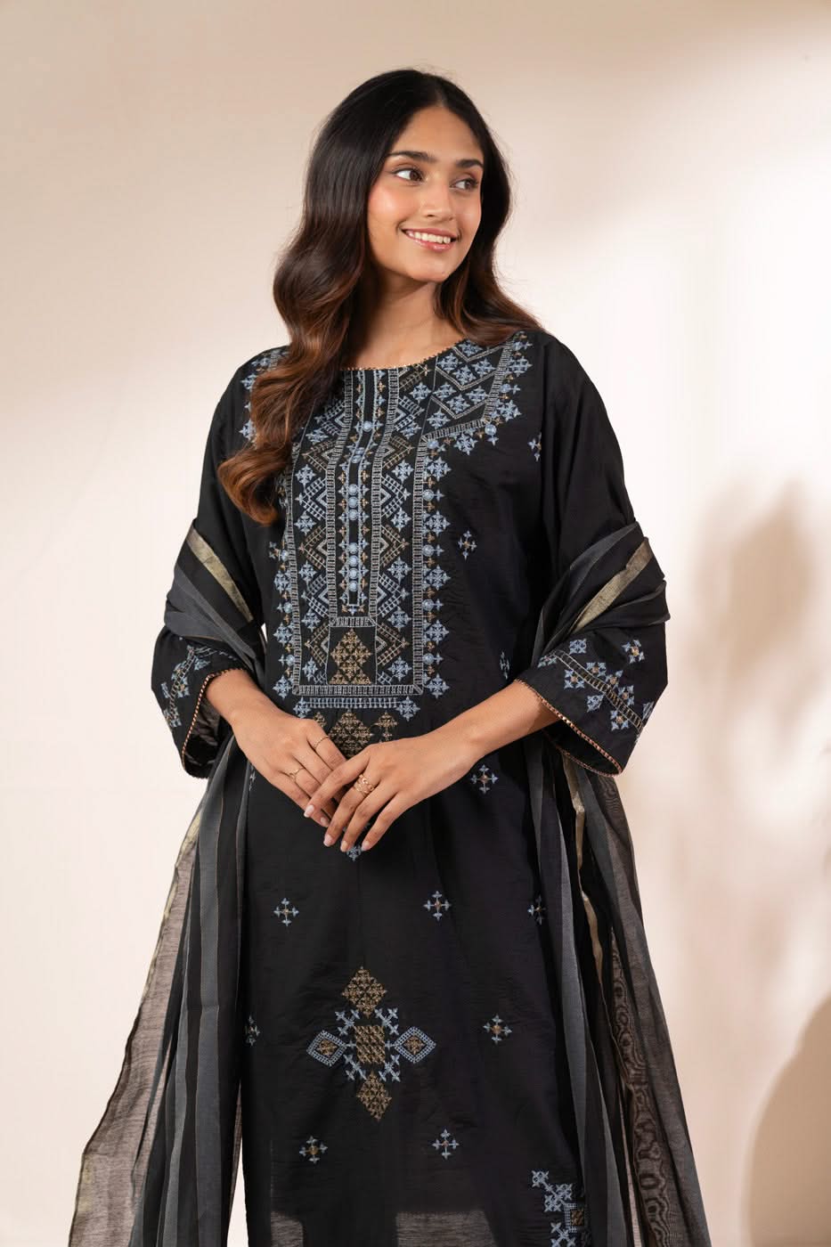 RTW | SHIRT, TROUSER & DUPATTA