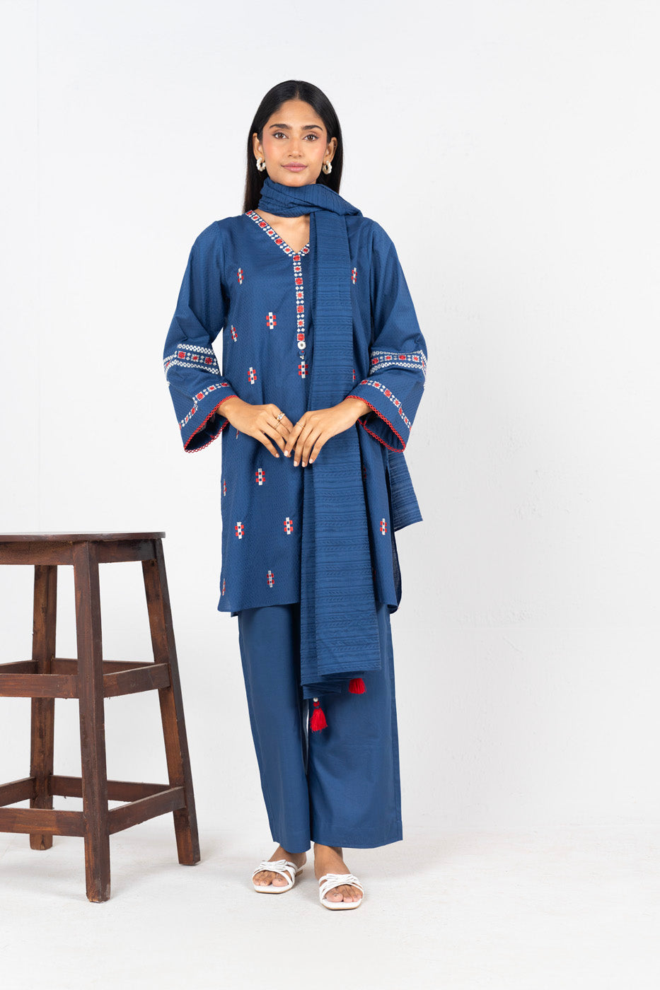 RTW | SHIRT, CULOTTE & DUPATTA