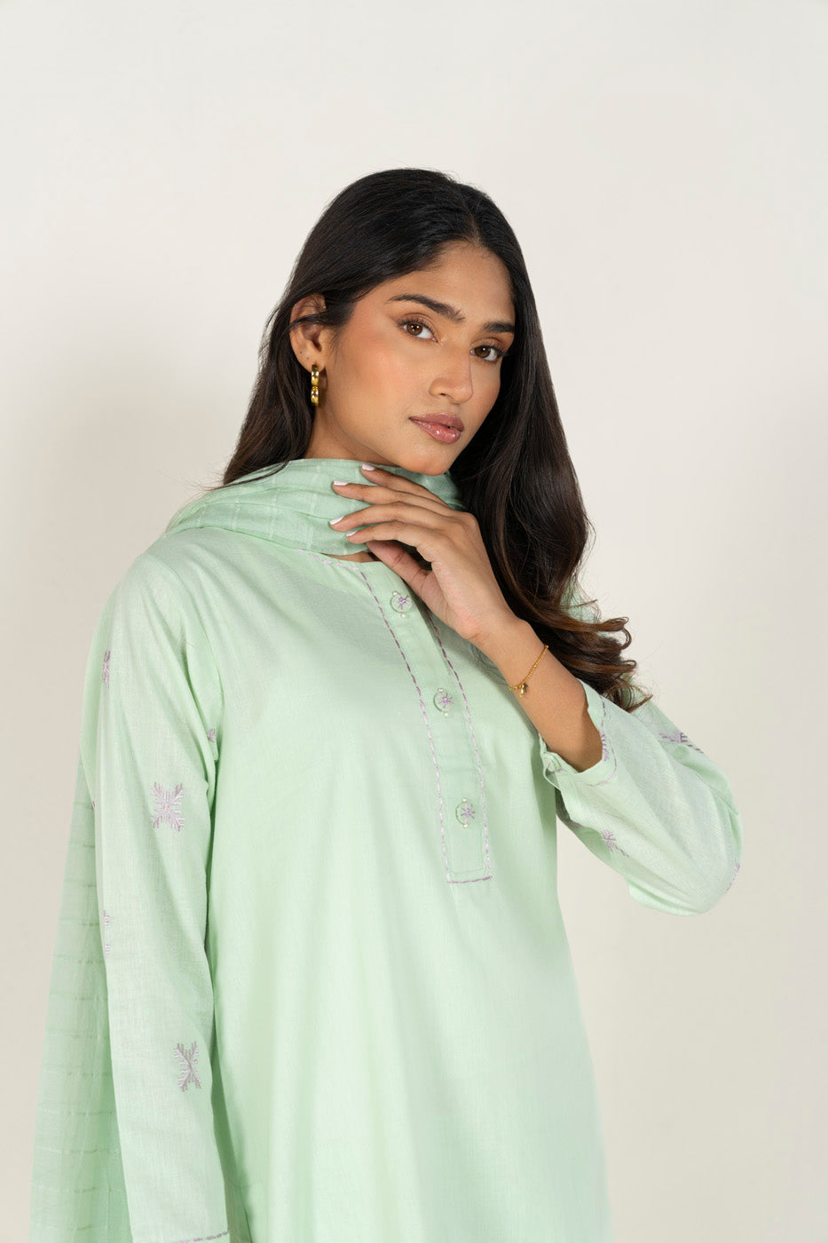 RTW | SHIRT, TROUSER & DUPATTA