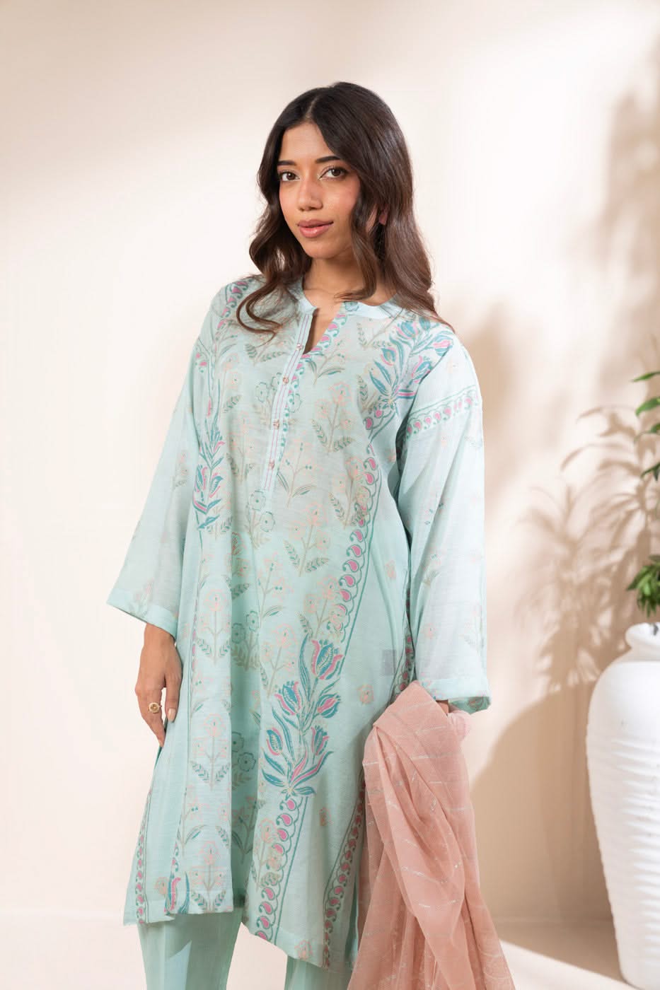 RTW | SHIRT & DUPATTA