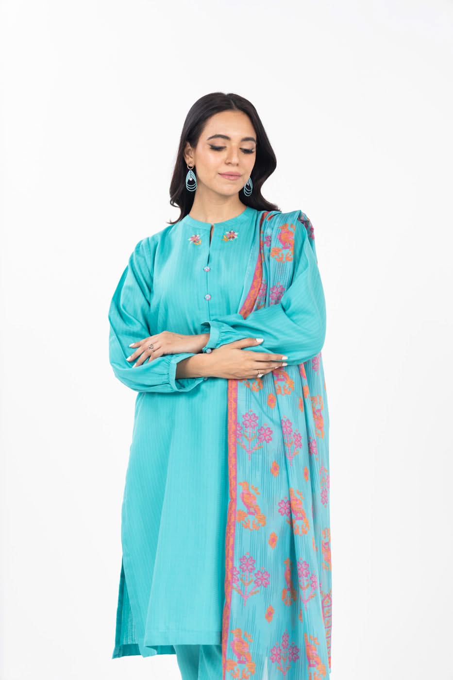 RTW | SHIRT, TROUSER & DUPATTA