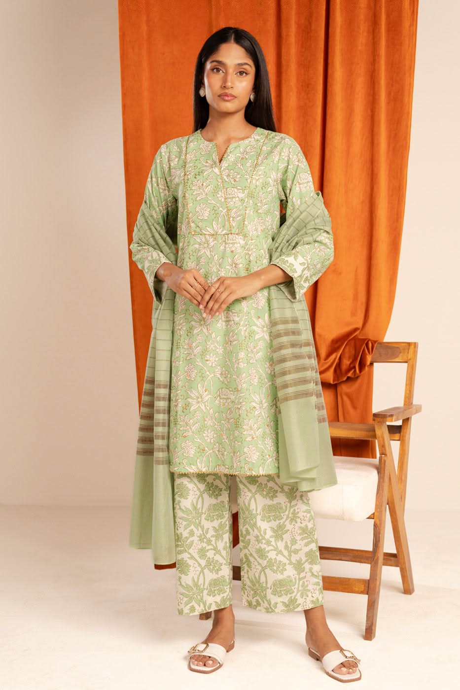 RTW | SHIRT, TROUSER & DUPATTA