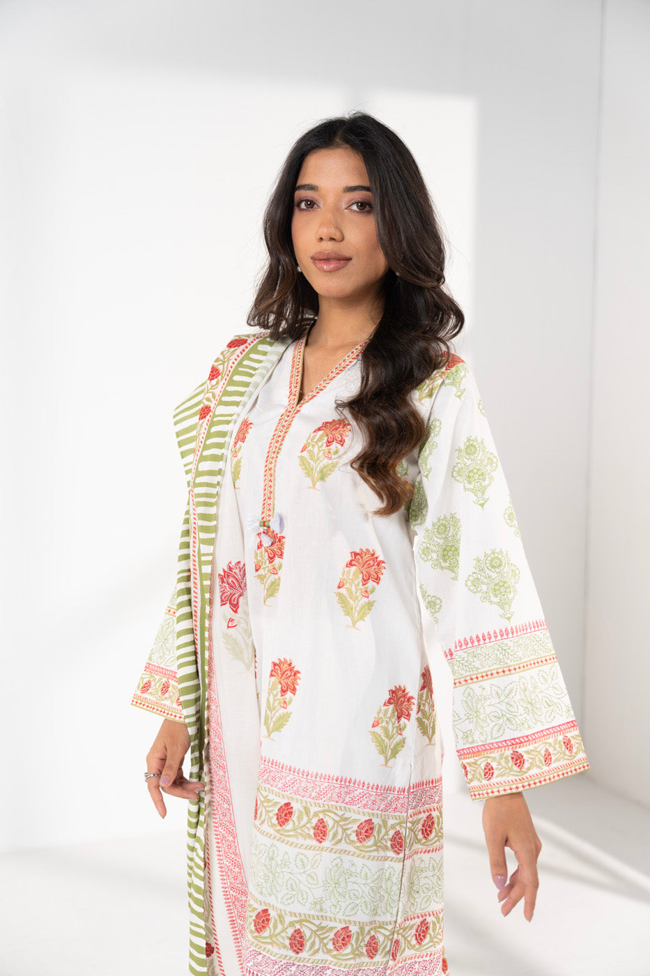 RTW | SHIRT, TROUSER & DUPATTA