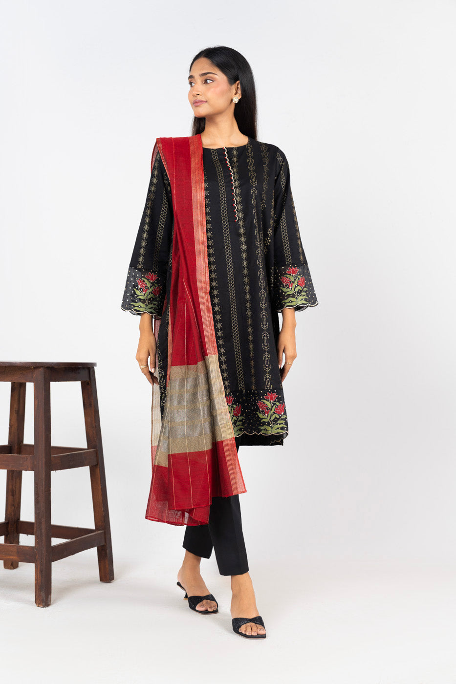 RTW | SHIRT & DUPATTA