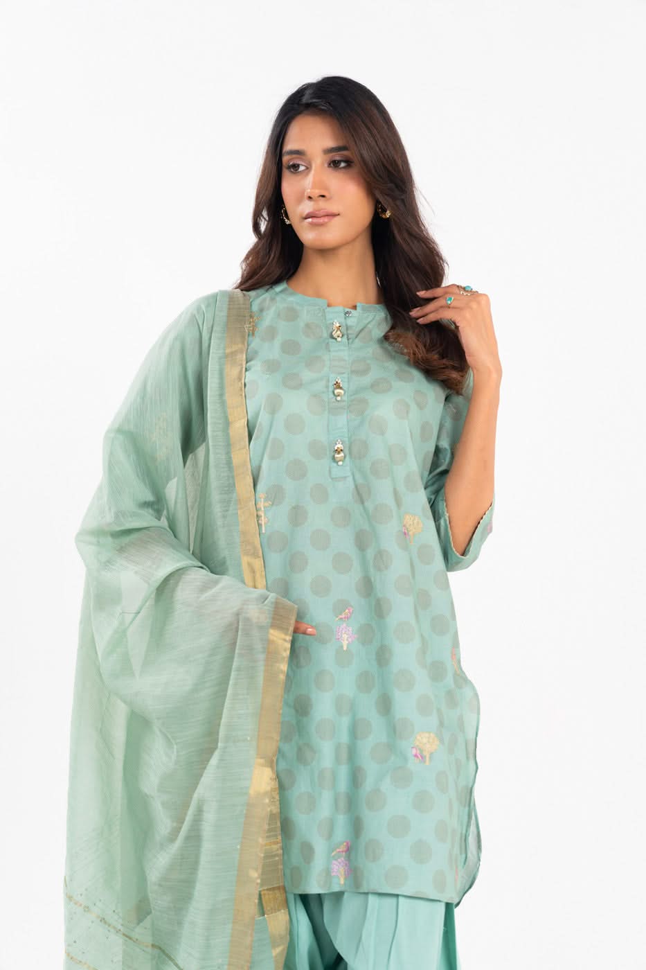 RTW | SHIRT & DUPATTA