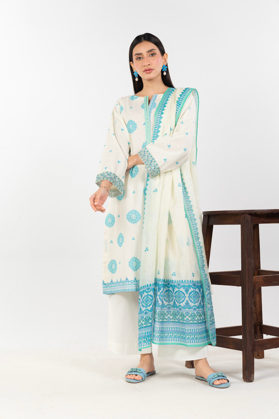 RTW | SHIRT, CULOTTE & DUPATTA