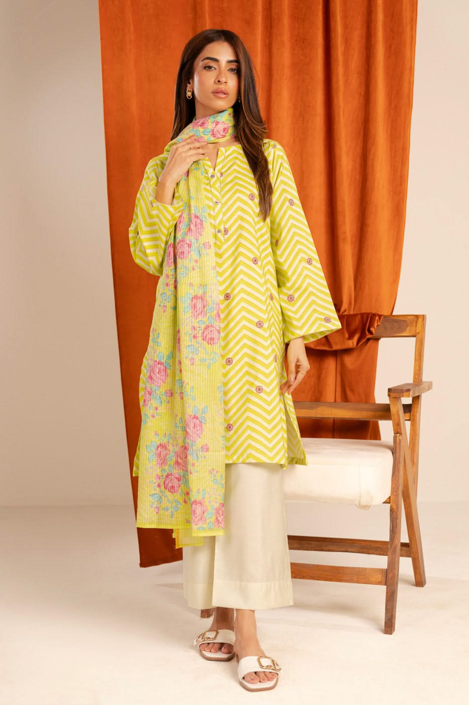 RTW | SHIRT, TROUSER & DUPATTA