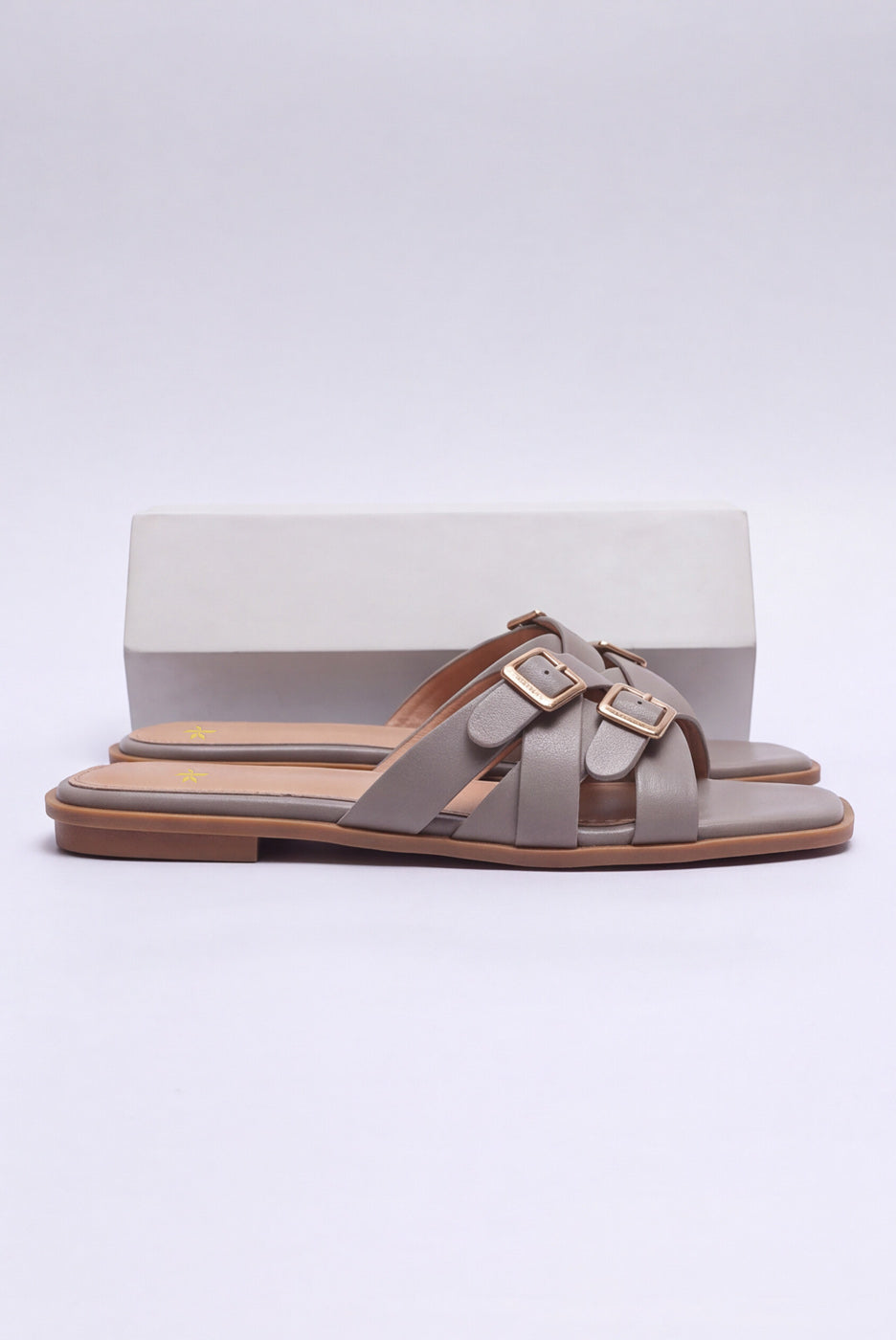 Knot Strap Slides – Khaki