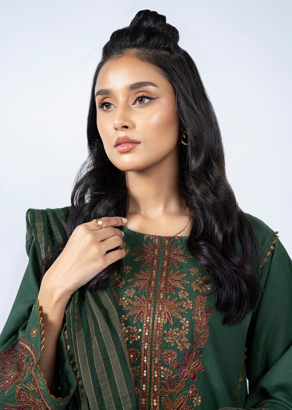 RTW | SHIRT & DUPATTA