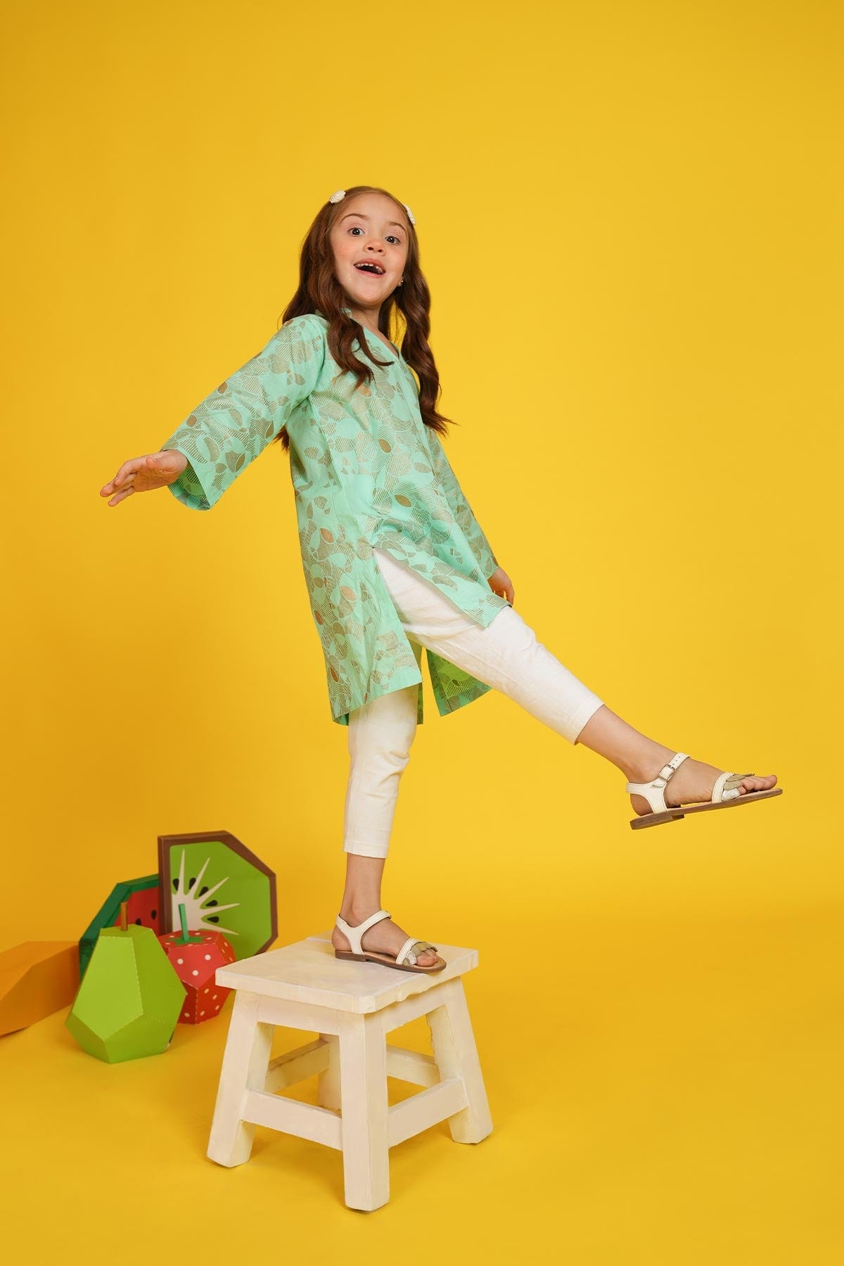 Printed Lawn Shirt Alkaram Studio