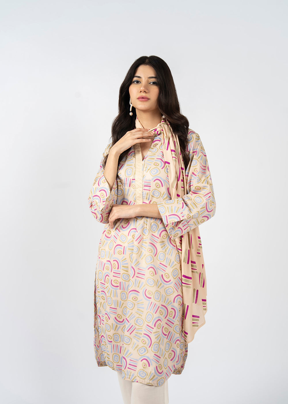 RTW | SHIRT & DUPATTA