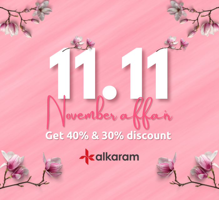 Alkaram November Affair 11 11 Sale of the Season