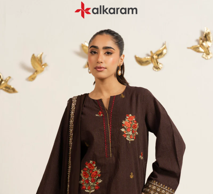 Alkaram Sale: Unstitched 3-Piece Embroidered Lawn Suits - Shop the Best Deals for 2026