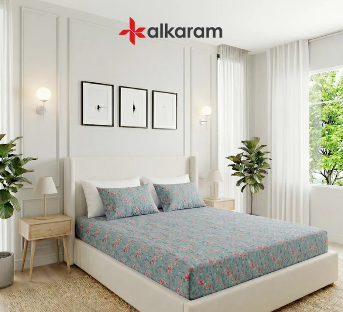 Shop the best bedsheets online in Pakistan at Alkaram Studio. Explore king size bed sheets, cotton bed sheets, plain and branded bed sheets in Pakistan with the best prices and designs.