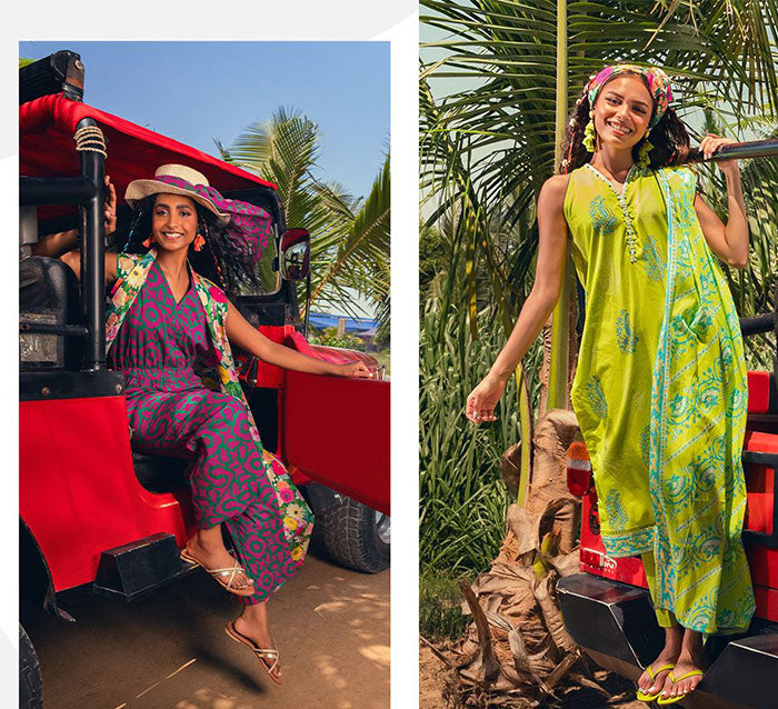 Color Combinations to keep you cool this Summer Season