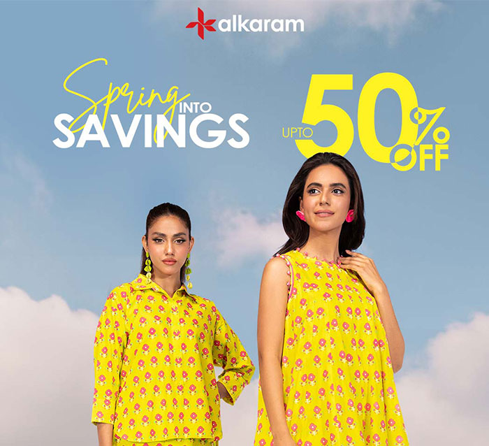 Spring into Savings with Upto 50% Off