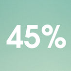 Flat 45%