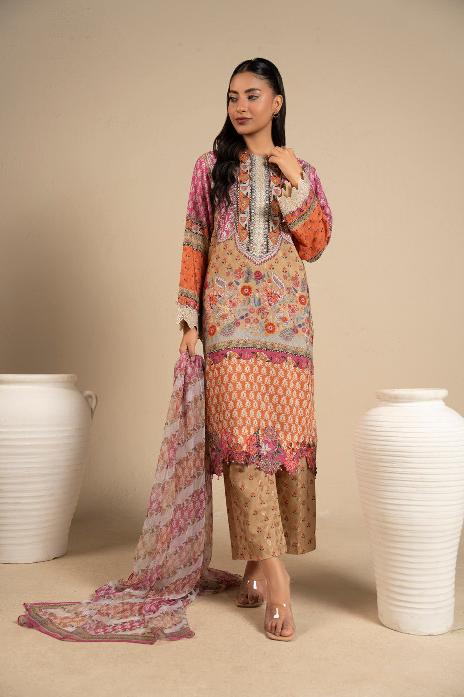 RTS  | SHIRT, TROUSER & DUPATTA