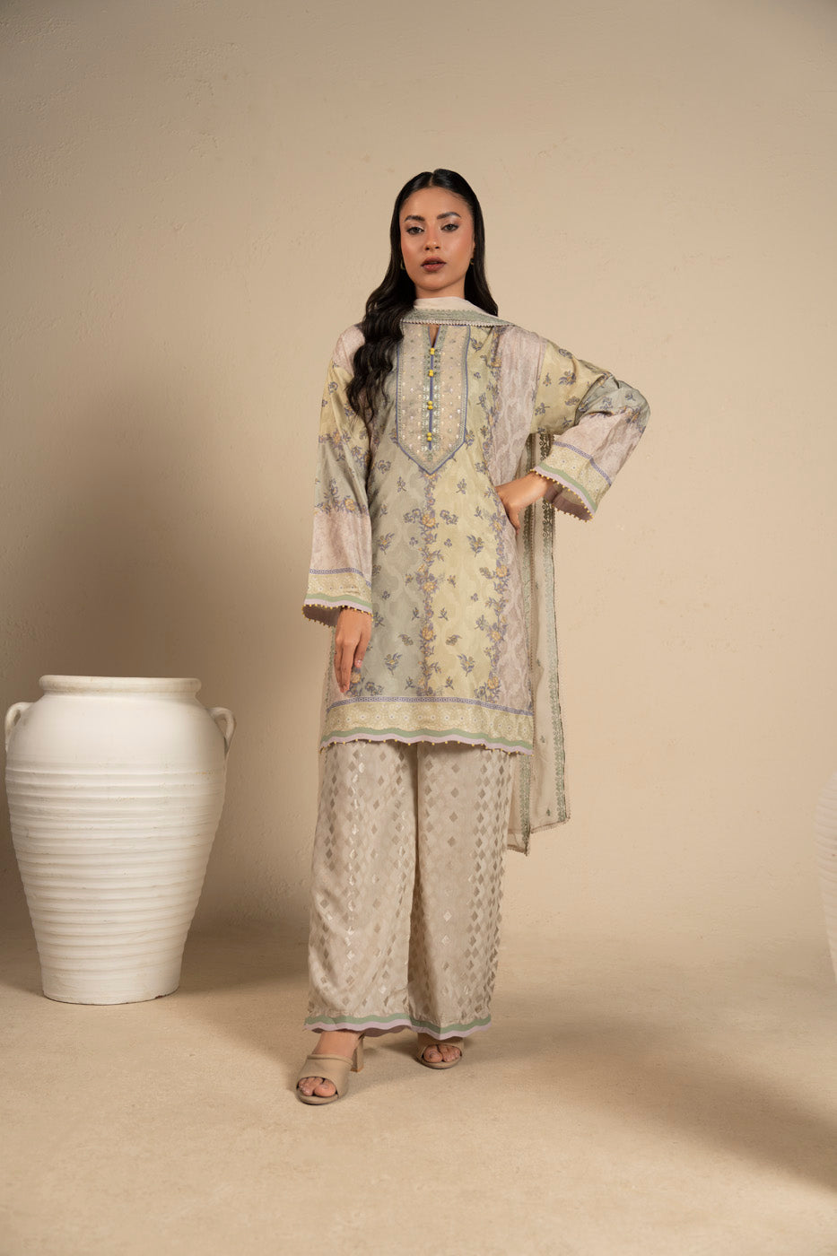 RTS  | SHIRT, TROUSER & DUPATTA