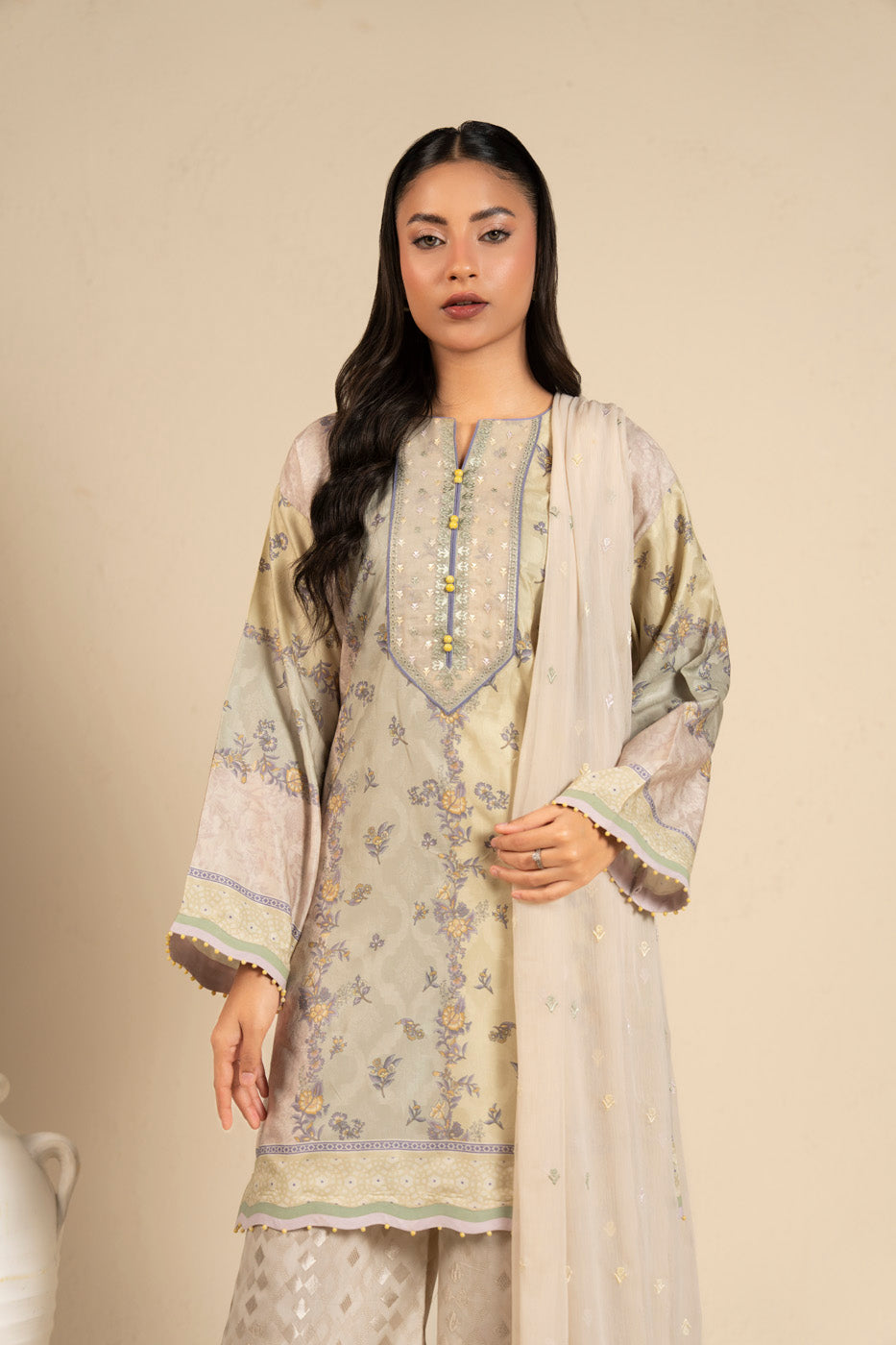 RTS  | SHIRT, TROUSER & DUPATTA