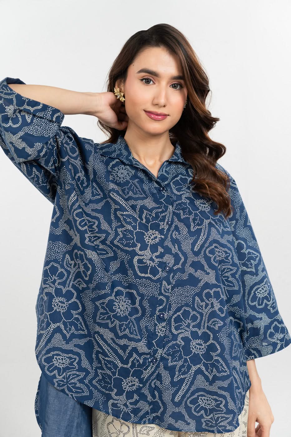 Stitched - Printed Cambric Shirt