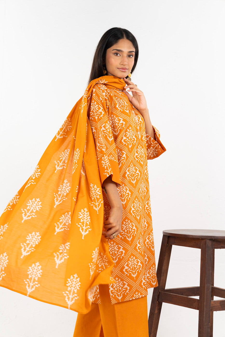 RTW | SHIRT, CULOTTE & DUPATTA