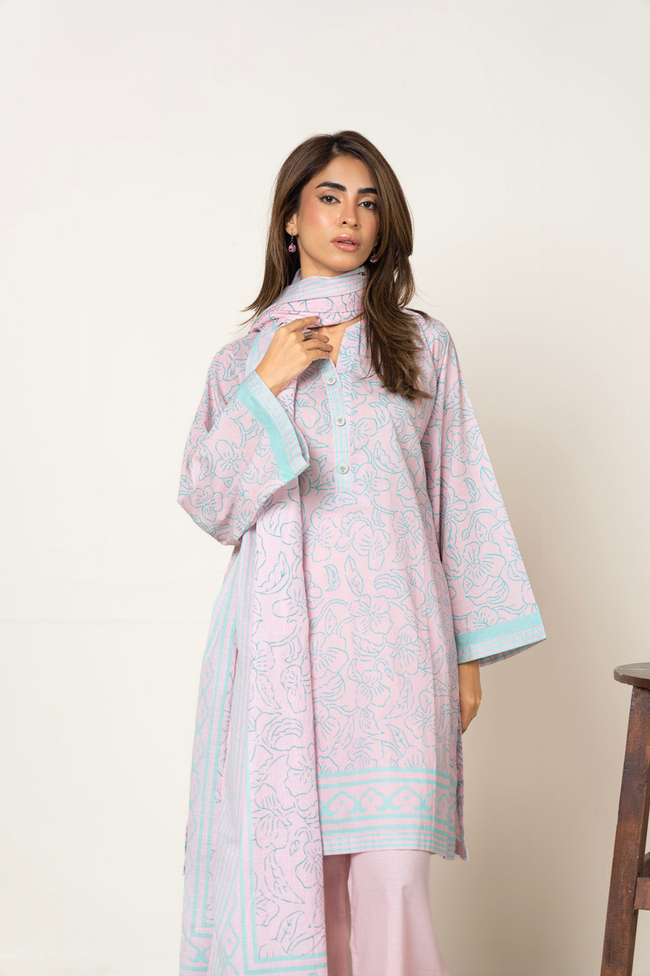 RTW | SHIRT, CULOTTE & DUPATTA