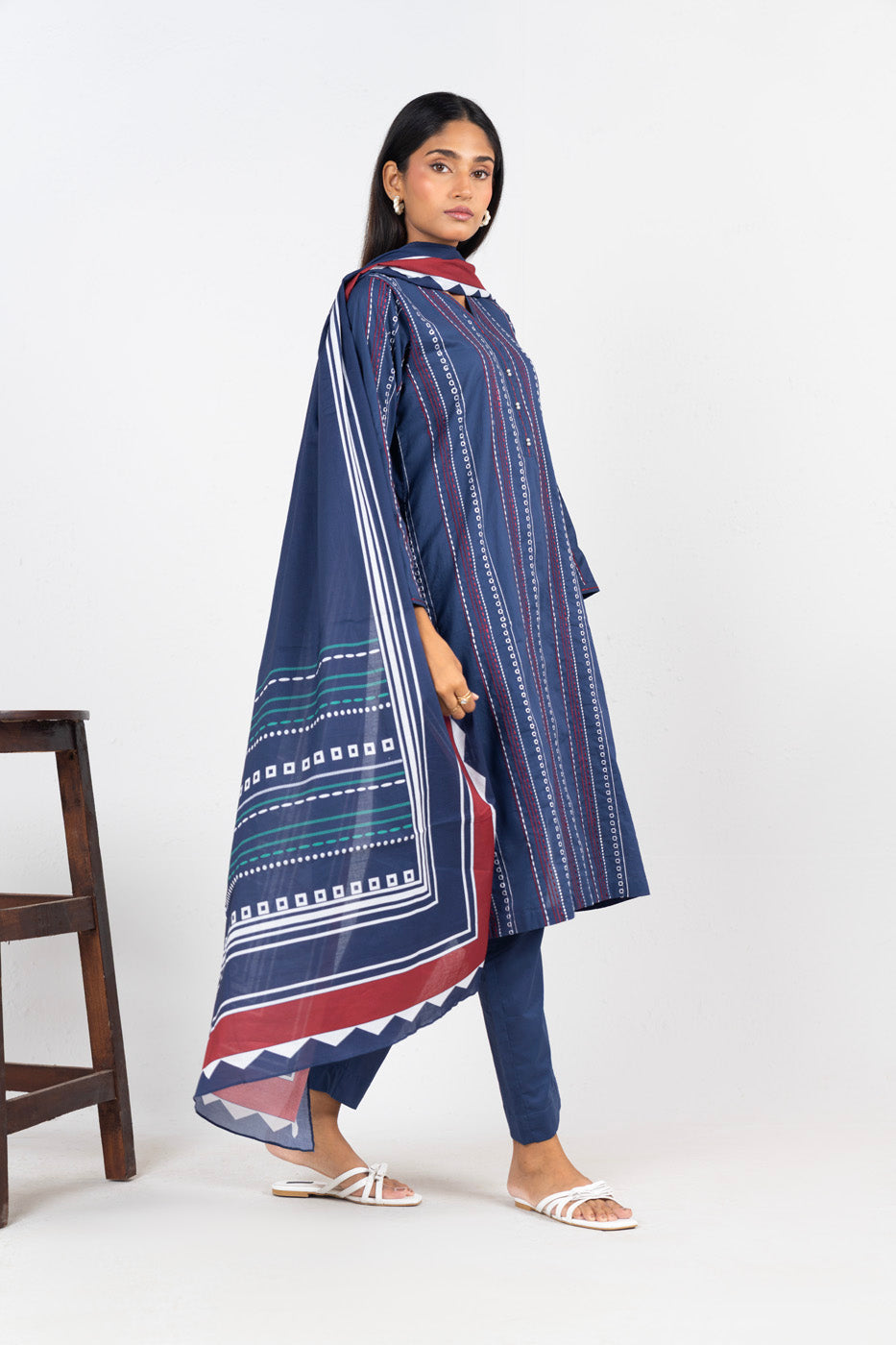 RTW | SHIRT, TROUSER & DUPATTA