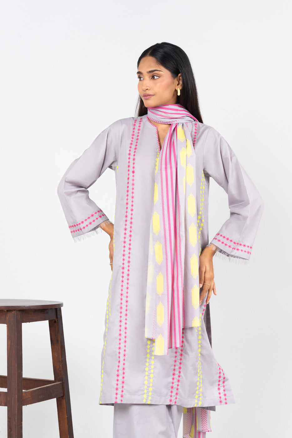 RTW | SHIRT, CULOTTE & DUPATTA