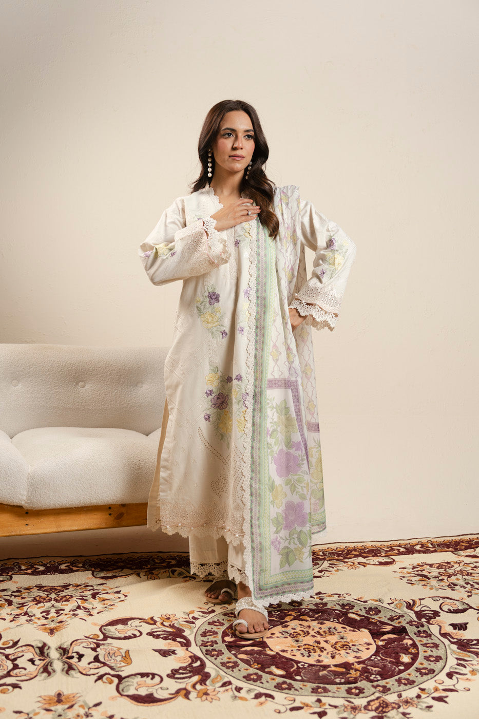 RTS  | SHIRT, TROUSER & DUPATTA