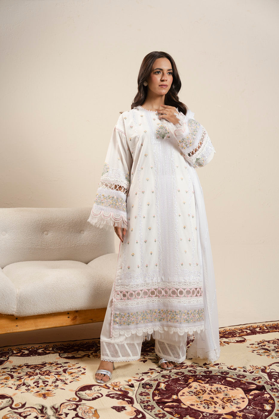 RTS  | SHIRT, TROUSER & DUPATTA