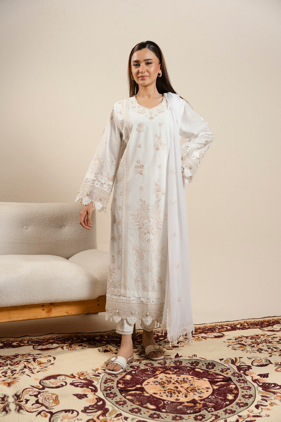 RTS  | SHIRT, TROUSER & DUPATTA