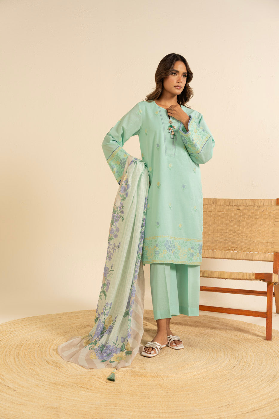 RTS  | SHIRT, TROUSER & DUPATTA