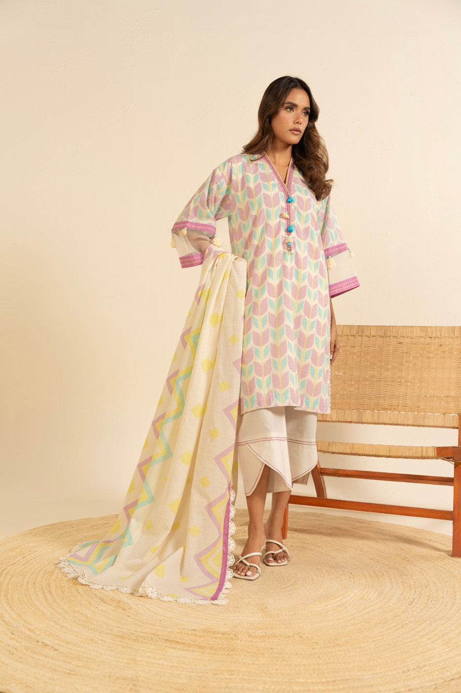 RTS  | SHIRT, TROUSER & DUPATTA