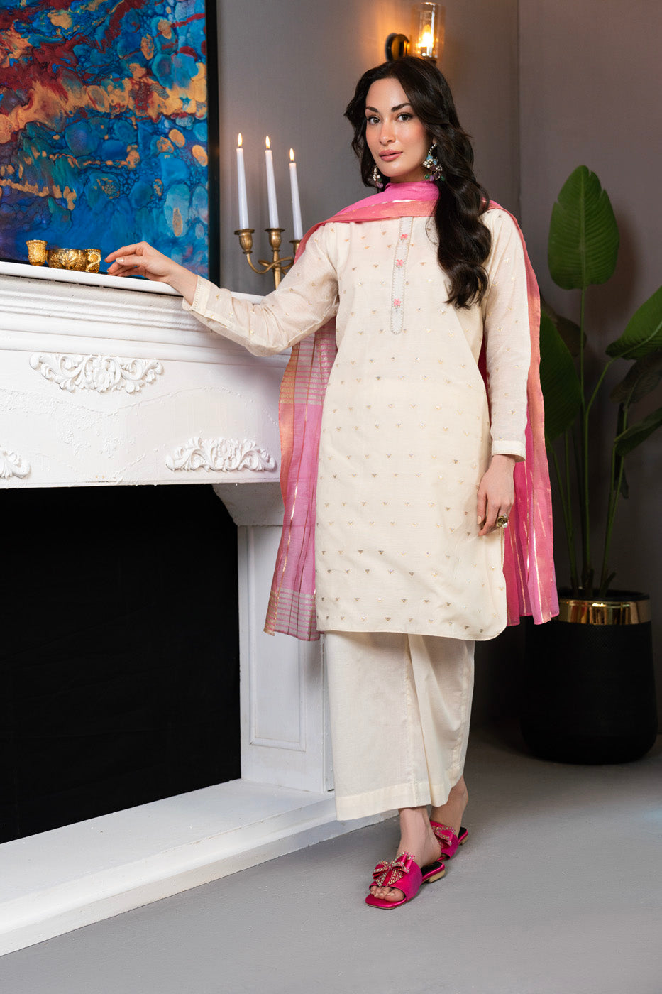 RTW | SHIRT, TROUSER & DUPATTA