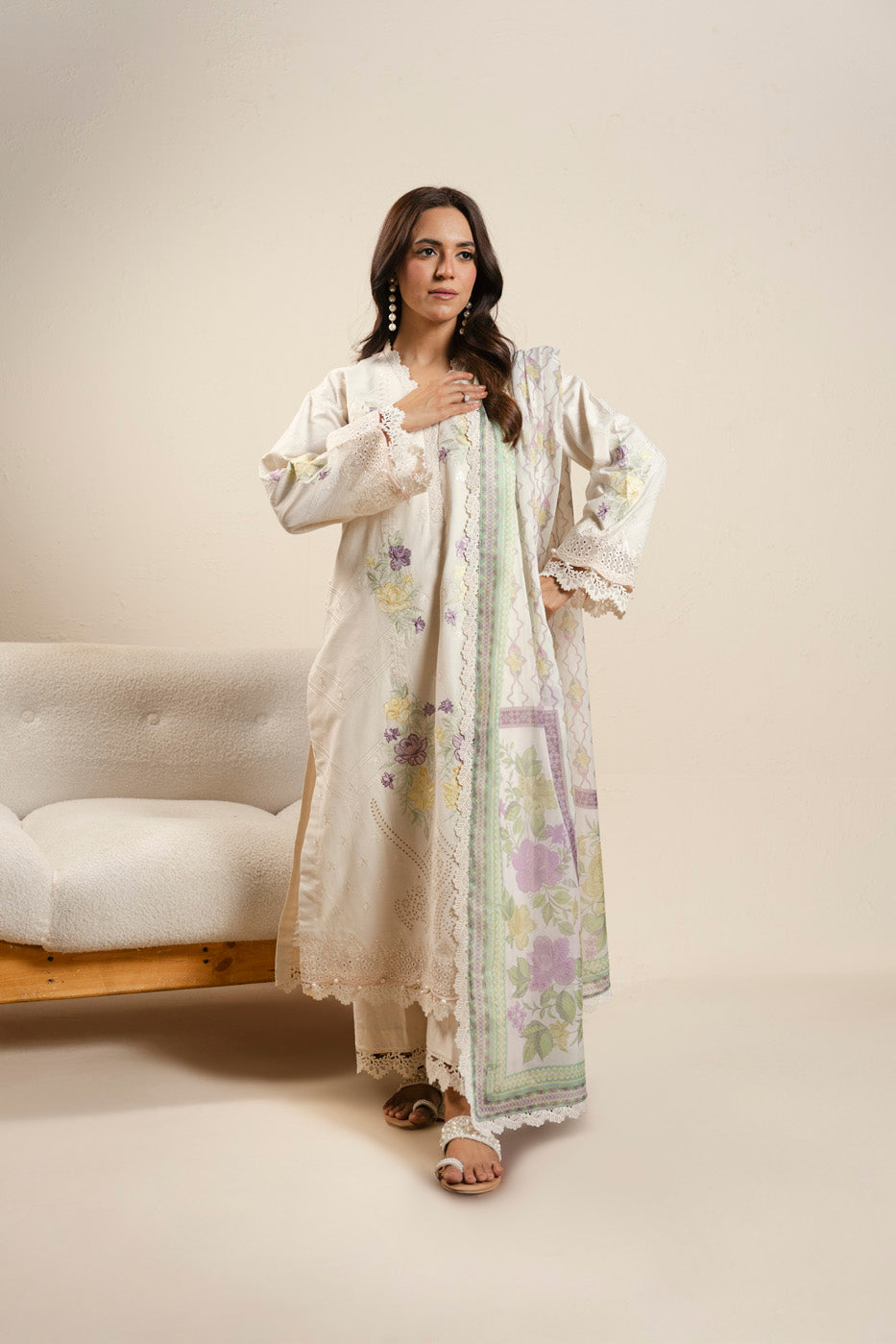 RTS  | SHIRT, TROUSER & DUPATTA