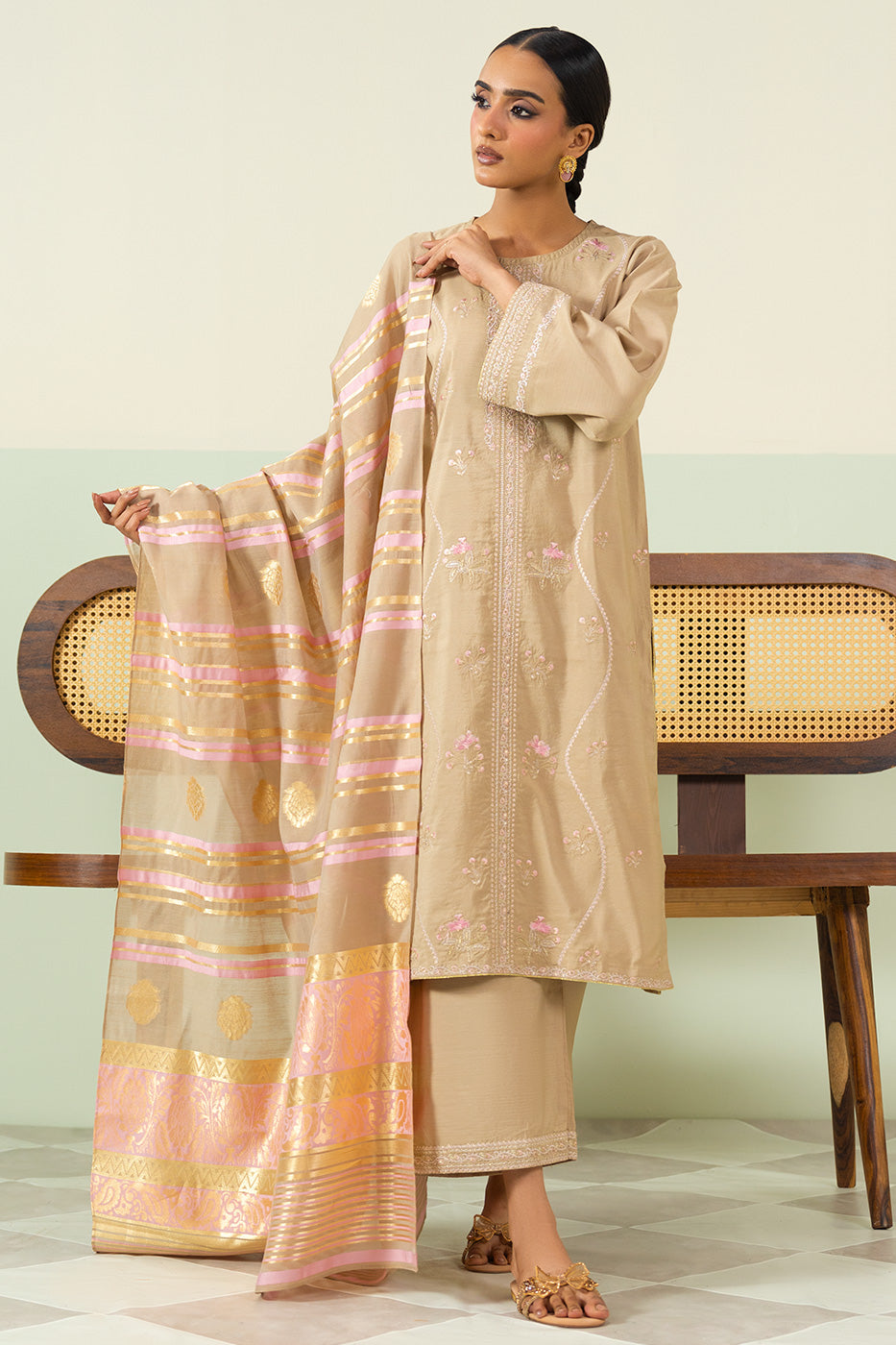 RTW | SHIRT, TROUSER & DUPATTA