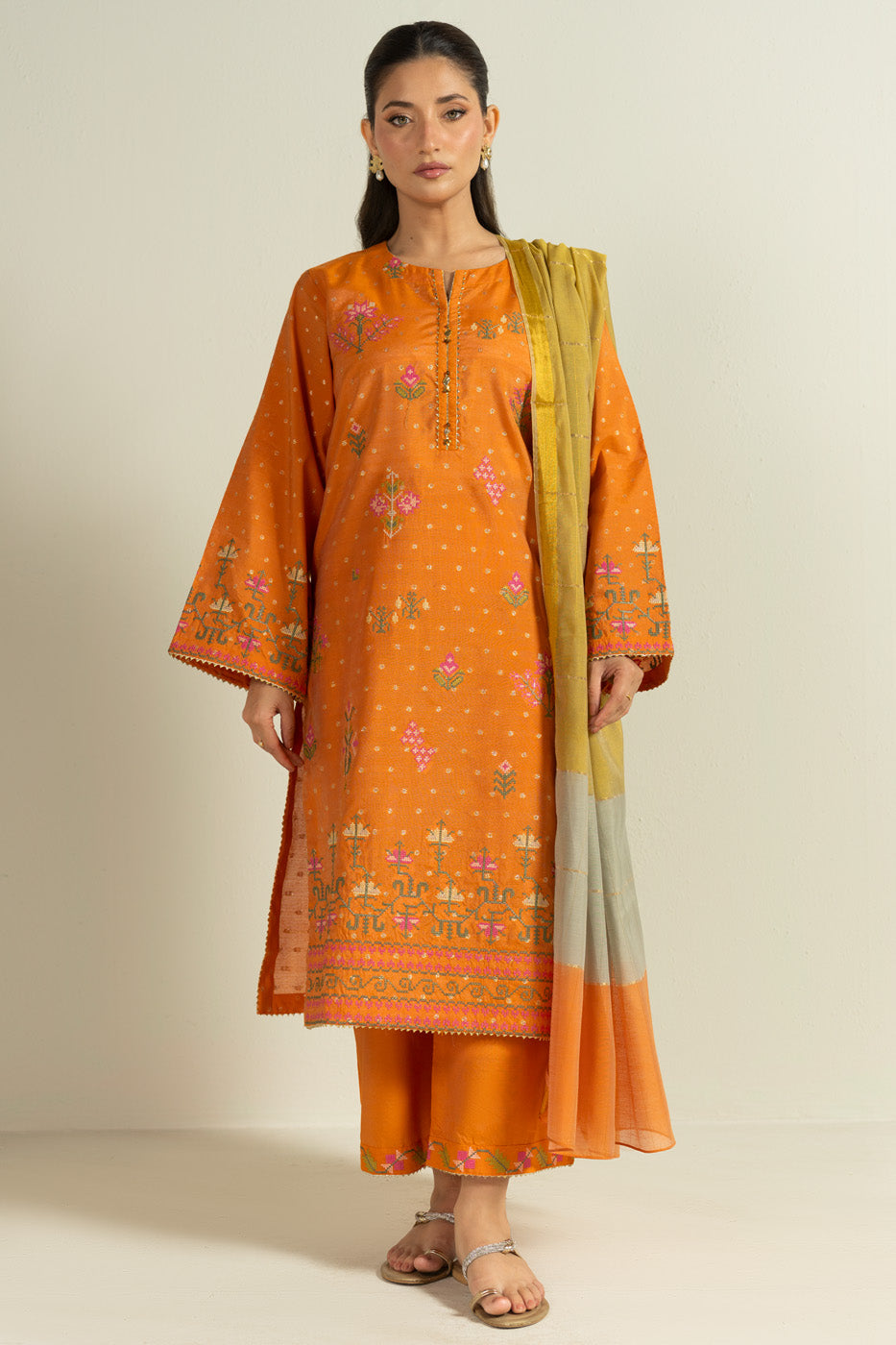 RTW | SHIRT, TROUSER & DUPATTA