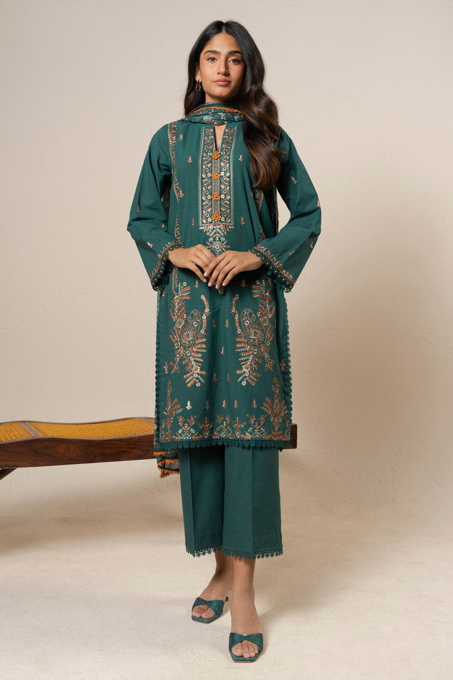 RTS | SHIRT, TROUSER & DUPATTA