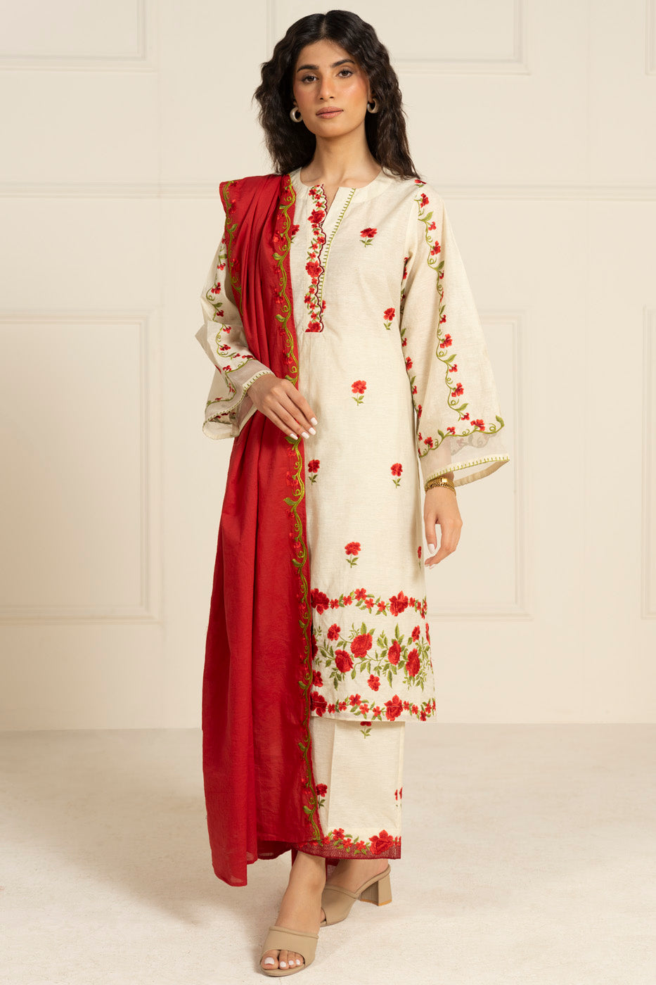 RTW | SHIRT, TROUSER & DUPATTA