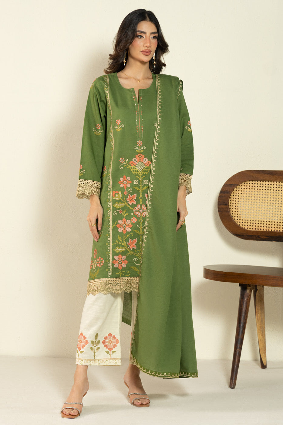 RTW | SHIRT, TROUSER & DUPATTA