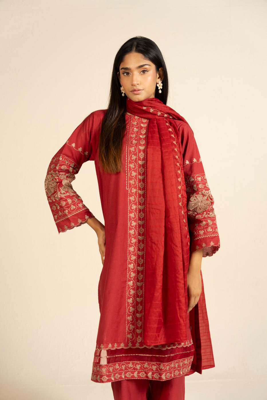 RTW | SHIRT, CULOTTE & DUPATTA